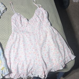 Floral Sleeveless Romper